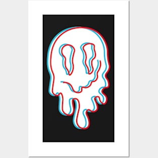 Acid dripping sticker Posters and Art